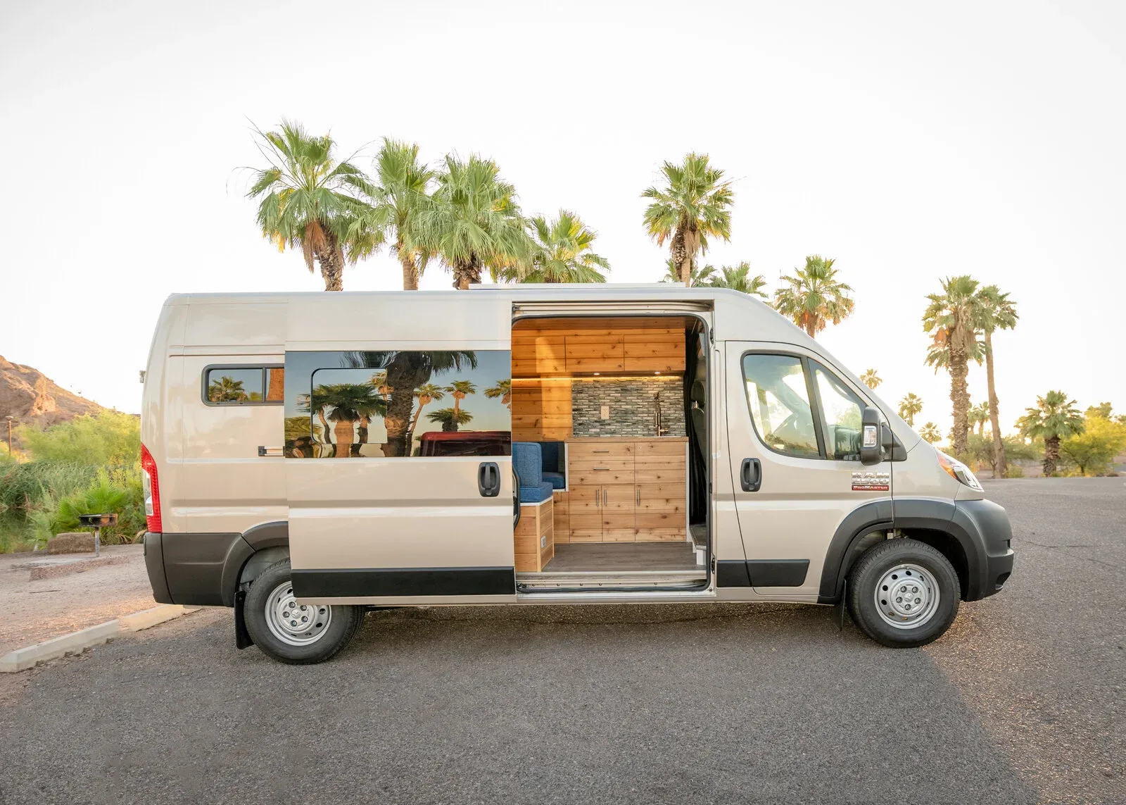 Escape Campervans colorful van exterior