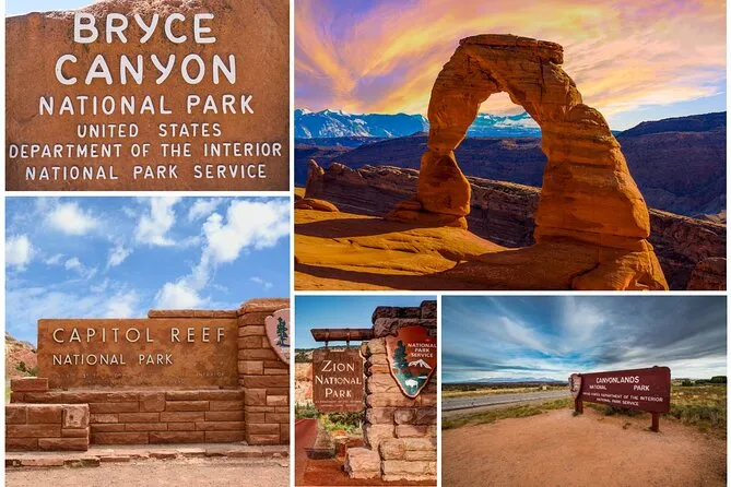 Utah Mighty Five national parks scenic landscape